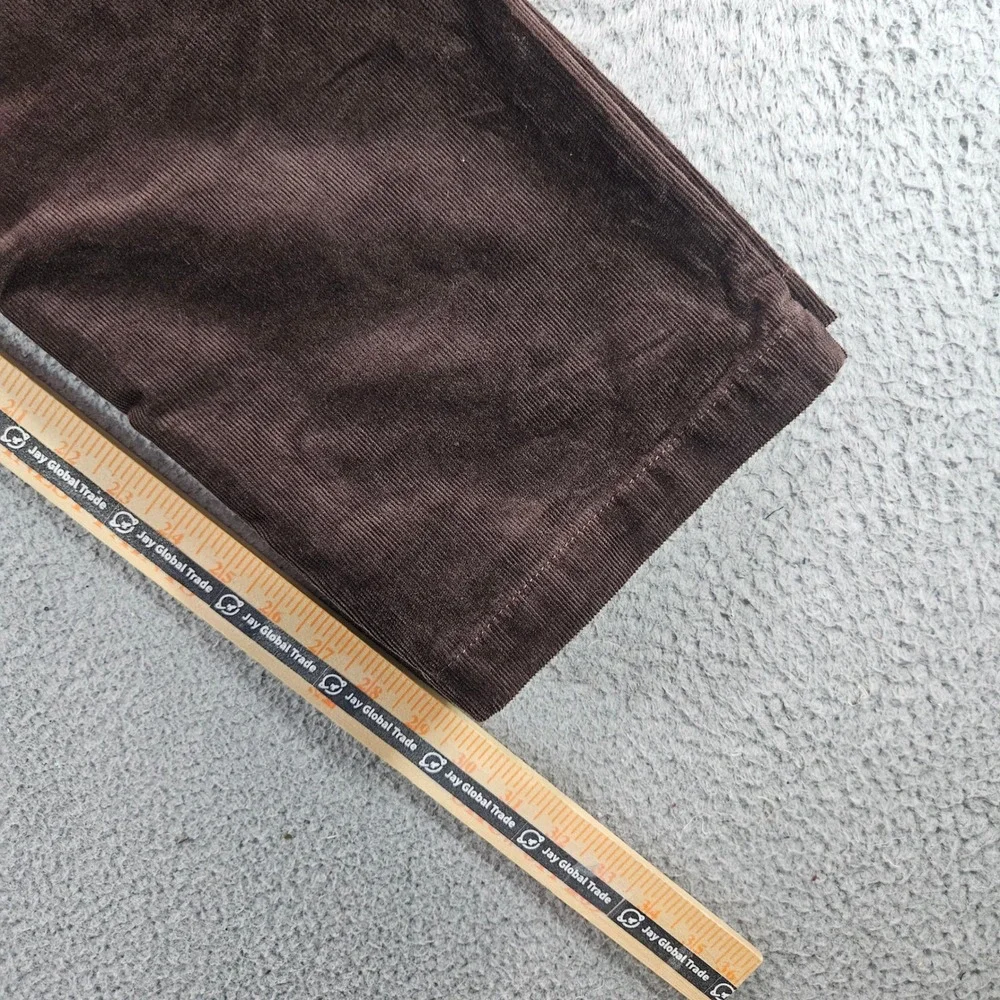 Banana Republic Mens Travel Straight Corduroy Pants Brown 32x30 NEW NWT